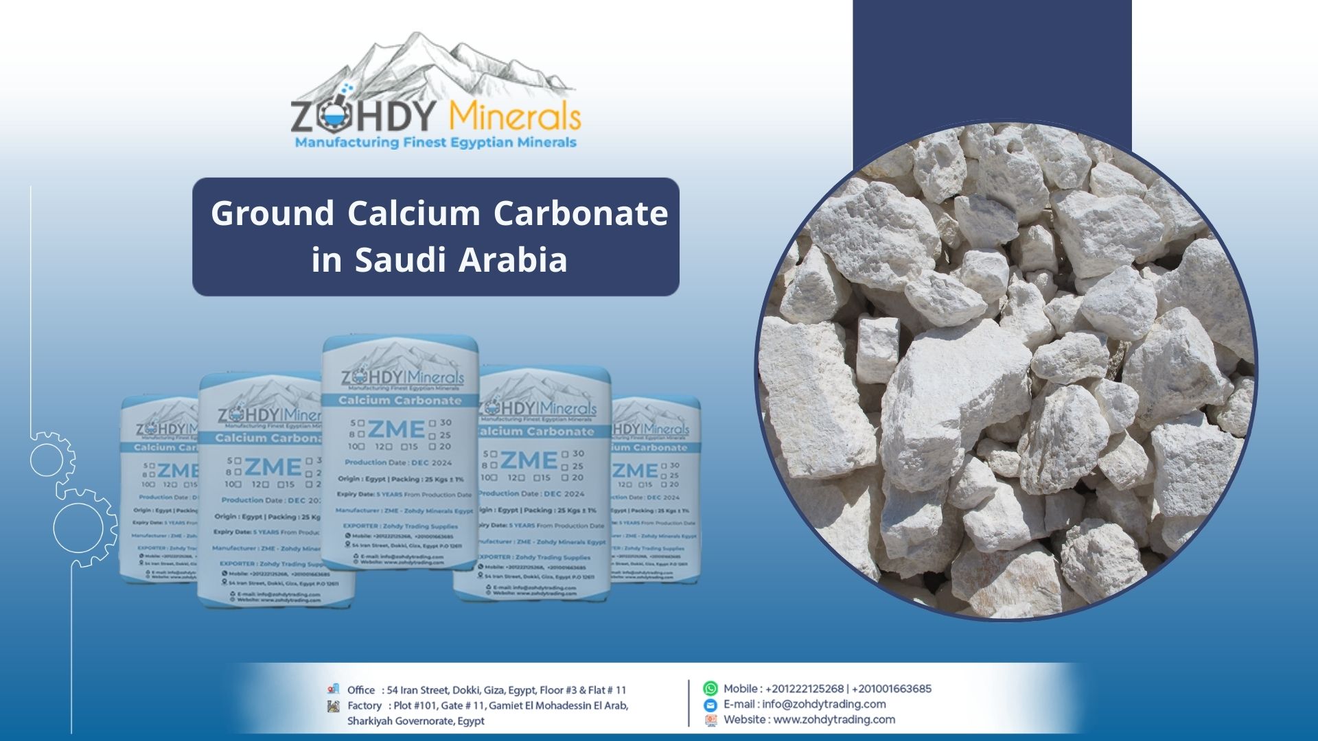 Zohdy Minerals Egypt – Leading Producer of Ground Calcium Carbonate in Saudi Arabia 2 Ground Calcium Carbonate in Saudi Arabia